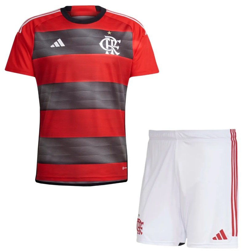 Kit infantil I Flamengo 2023 Adidas oficial